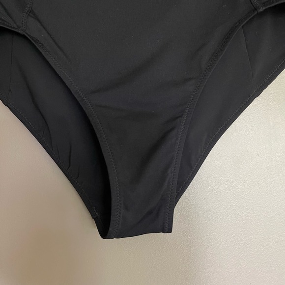 Athleta High Waist Bikini Bottom Size Small Black Swimwear Swimsuit Comfortable - Picture 7 of 15
